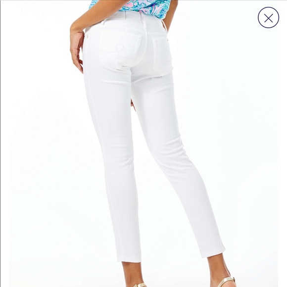 Lilly Pulitzer Denim - Lilly Pulitzer Resort White Worth Skinny Jeans